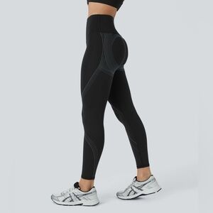 SoCinched High Waisted Butt Lifting Tummy Control Shaping Quick Dry Leggings M